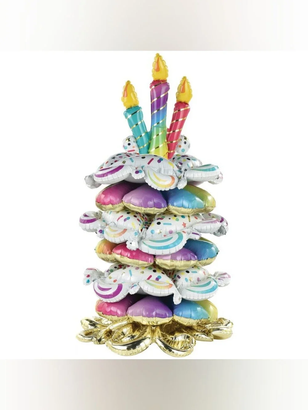 Stackerz Birthday Cake Foil Balloon